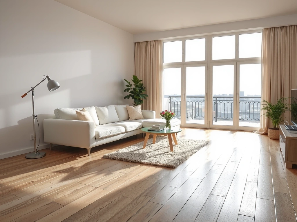 Appartement T2 après nettoyage de fin de bail